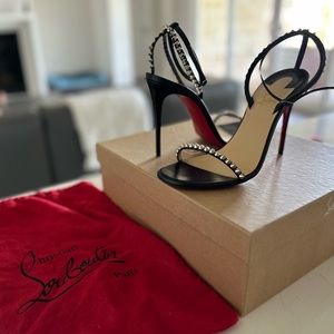 Christian Louboutin Heels Worn Once- sz 37.5- with box and dustbags!